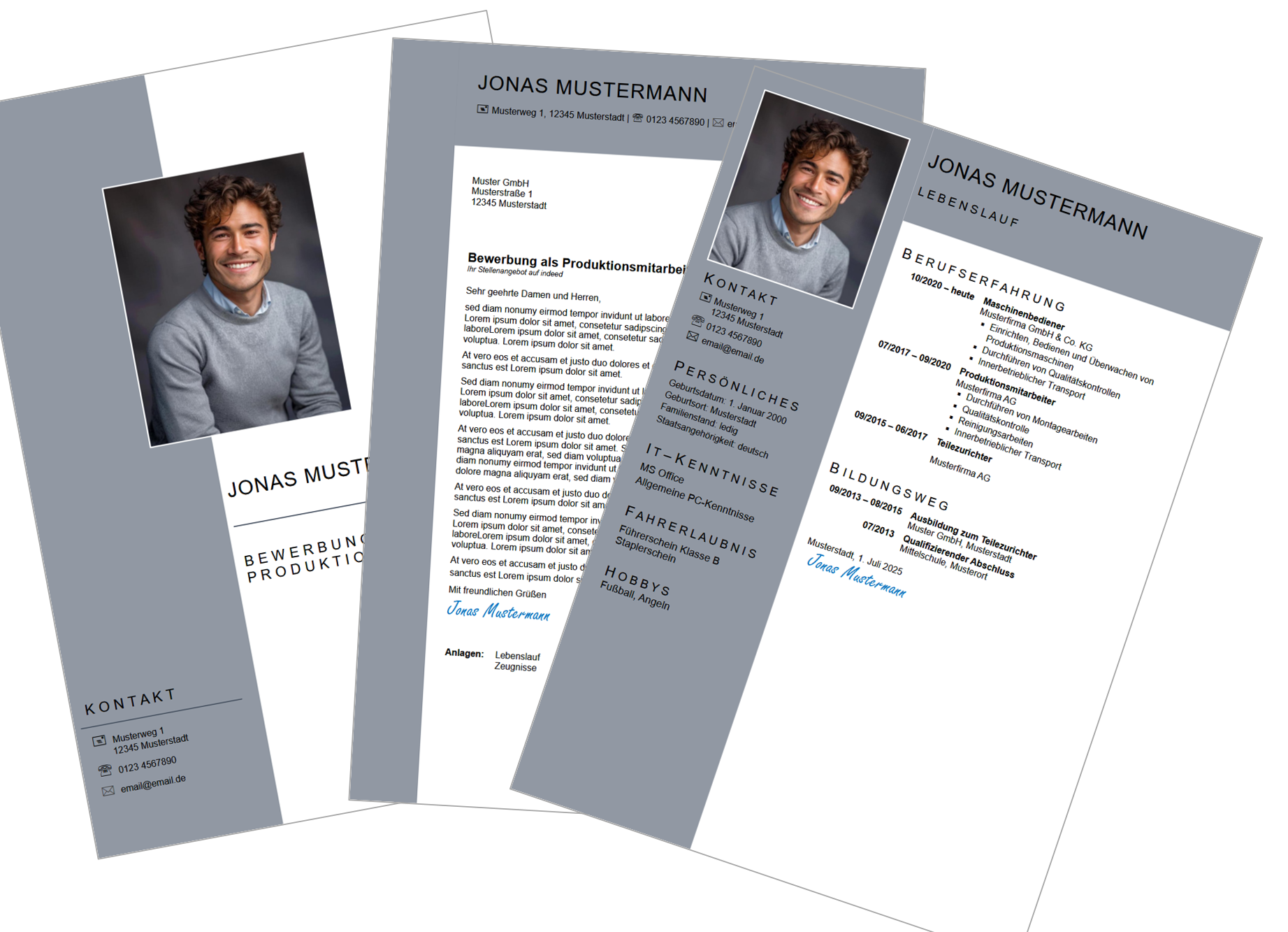 Modern Produktionsmitarbeiter